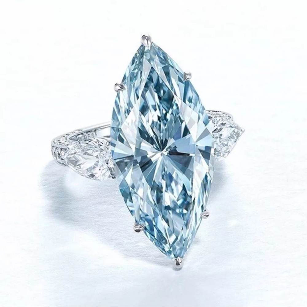 STATEMENT BRIDAL WEDDING RING - Picture 7 of 7